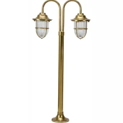 Außenlampe Messing H:85cm Maritim Weg Garten IP54