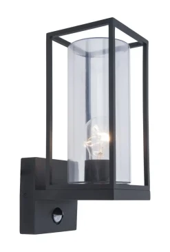 Außenlampe mit Bewegungsmelder Anthrazit IP44 ELLAYINA