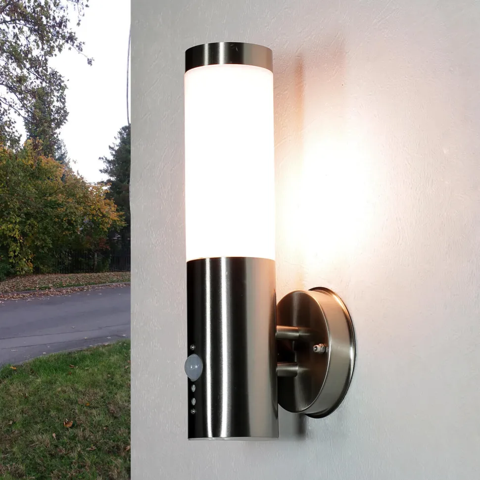Außenlampe mit Bewegungssensor Edelstahl IP44
