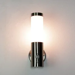 Außenlampe mit Bewegungssensor Edelstahl IP44