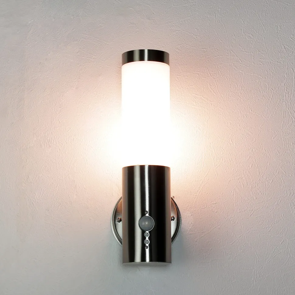 Außenlampe mit Bewegungssensor Edelstahl IP44