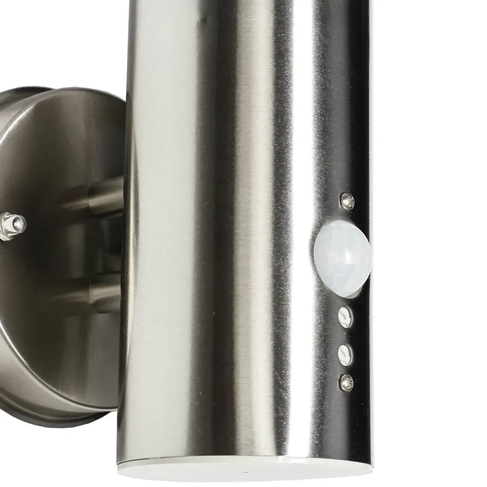 Außenlampe mit Bewegungssensor Edelstahl IP44