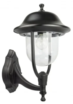 Außenlampe Rustikal IP43 Schwarz E27 Laterne