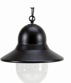 Außenlampe Rustikal Schwarz Ø27cm Aluminium elegant E27