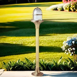 Außenlampe SANTORIN Messing Glas IP54 Premium