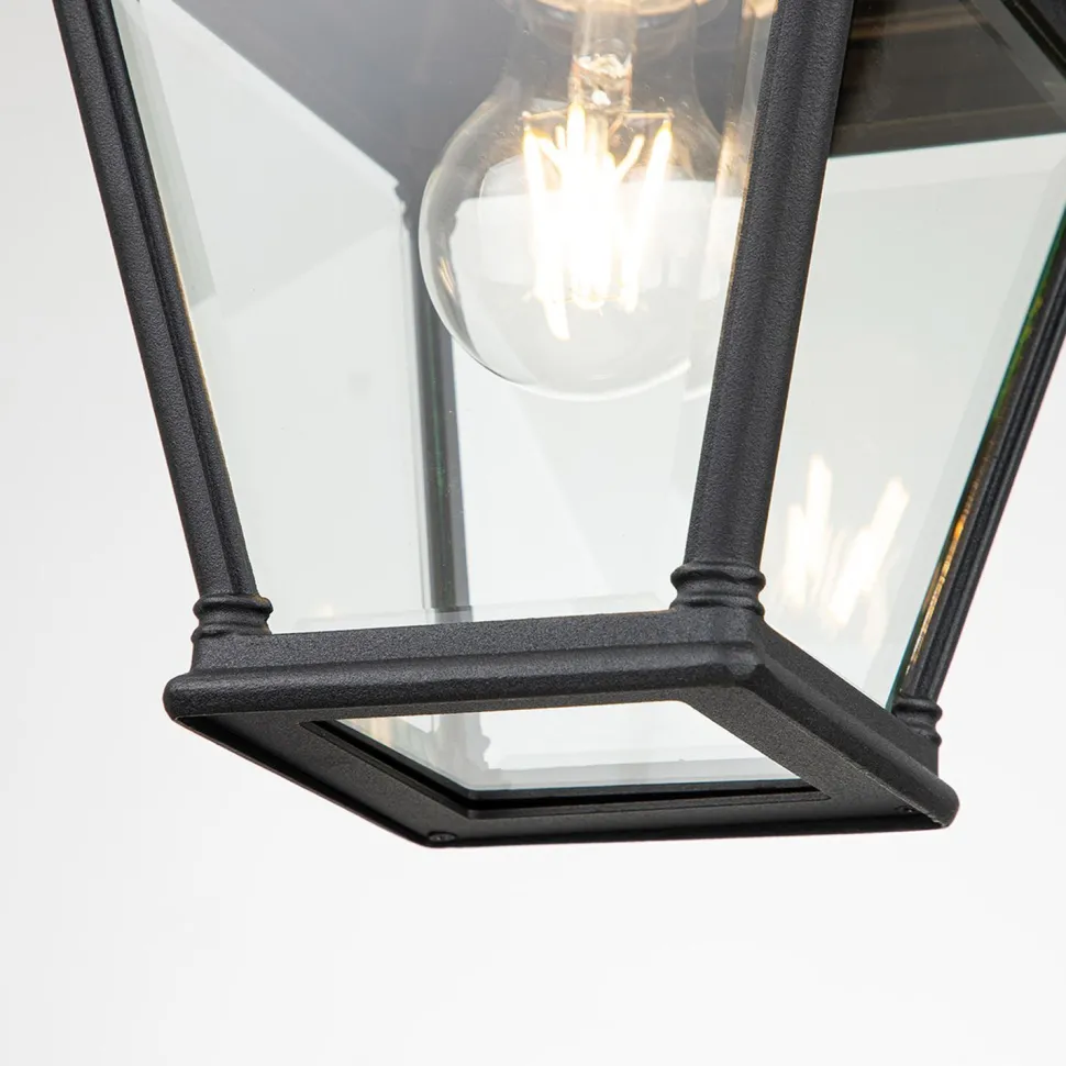 Außenlampe Schwarz B: 18 cm H: max. 141,2 cm E27