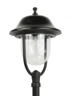 Außenlampe Schwarz 117cm IP43 E27 wetterfest