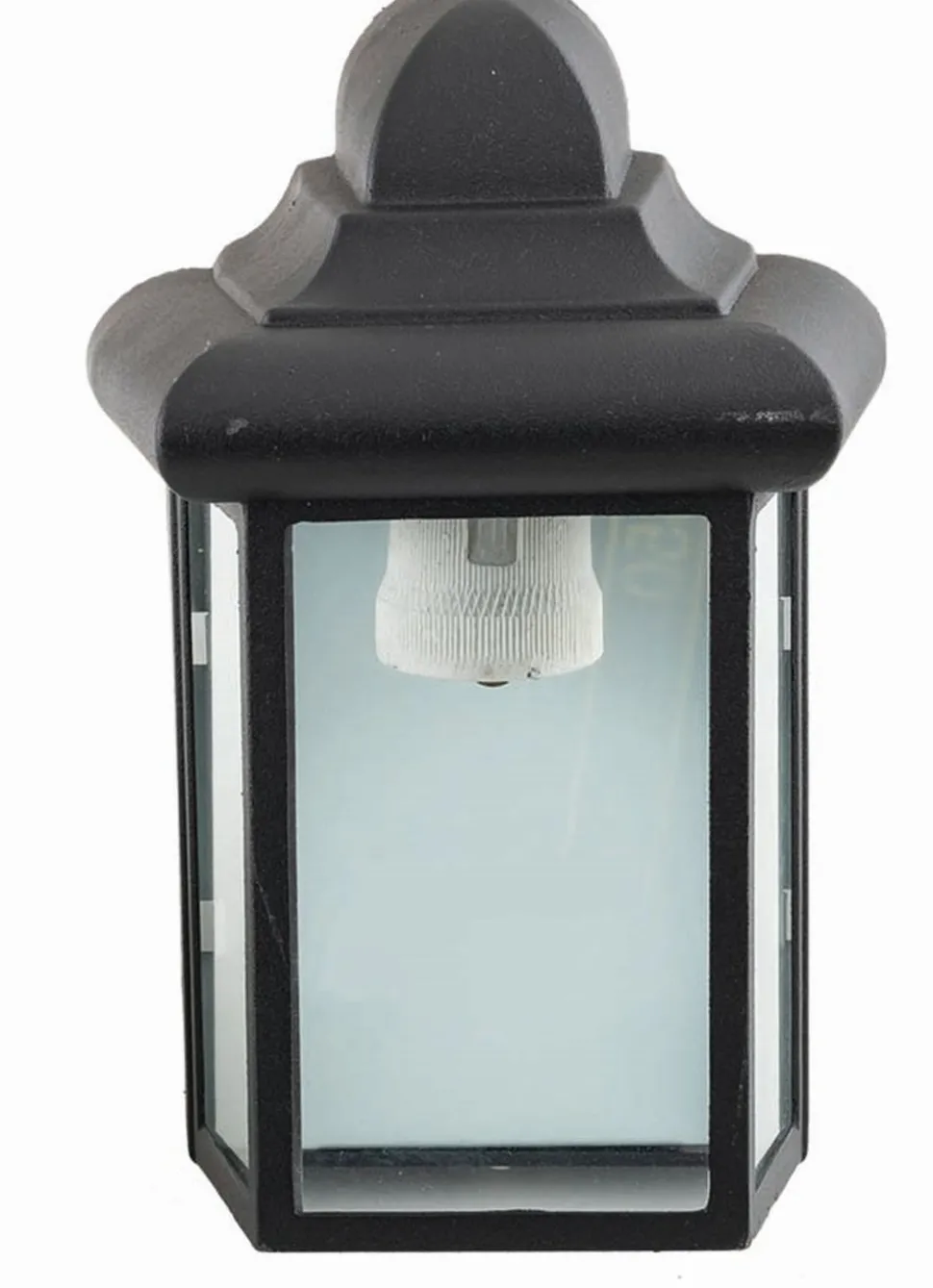 Außenlampe Schwarz E27 regengeschützt JOHNA