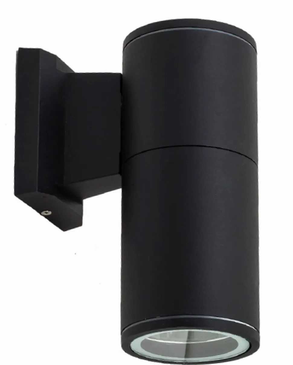 Außenlampe Schwarz IP54 Aluminium E27 Modern DURSENS