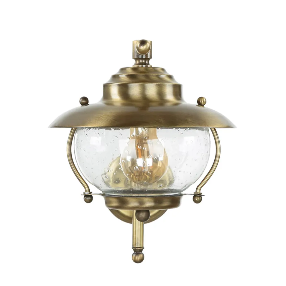 Außenlampe Terrasse aus Messing in Antik PYRGOS