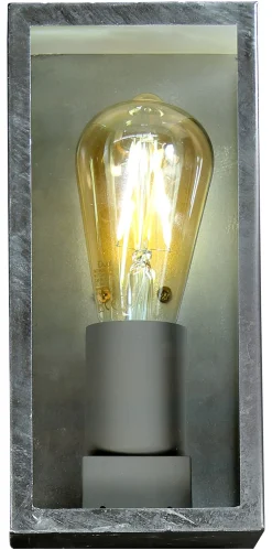 Außenlampe Vintage Aluminium in Zink B:11,5 cm IP44 E27