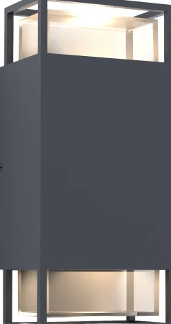 Außenlampe Wand Aluminium Up Down H: 23,5 cm IP54 GU10