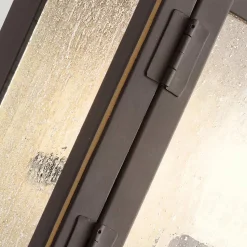 Außenlampe Wand Aluminium Glas IP44 H: 27,9 cm Vintage