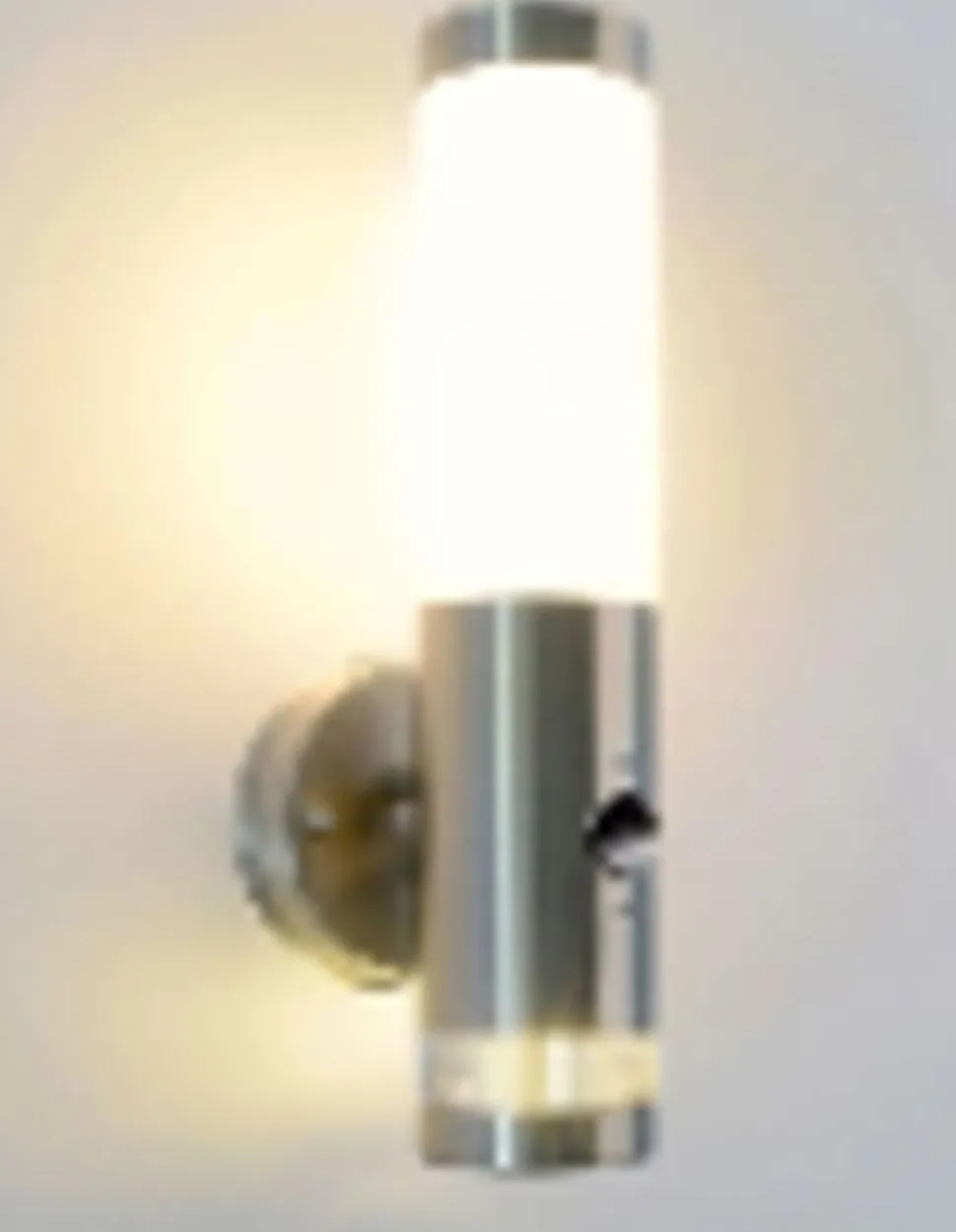 Außenlampe Wand Bewegungssensor mit Schalter Edelstahl