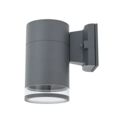 Außenlampe Wand IP44 E27 Graphit Downlight Eingang