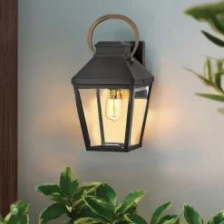 Außenlampe Wand Rustikal Vintage H: 42,8 cm IP44 E27