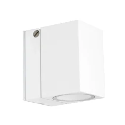 Außenleuchte AALBORG Weiß verstellbar IP44 Eingang