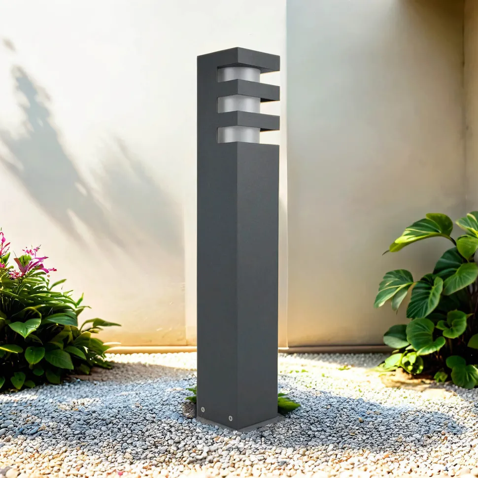 Außenleuchte Anthrazit 50 cm eckig IP54 wetterfest
