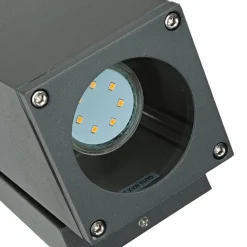 Außenleuchte Anthrazit Aluminium eckig IP54