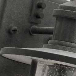 Außenleuchte Antik Aluminium Glas IP44 Rustikal E27