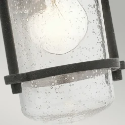 Außenleuchte Antik Aluminium Glas IP44 Rustikal E27