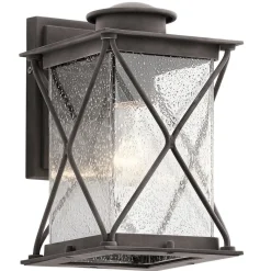 Außenleuchte Antik Regenglas IP44 E27 Wand Haus