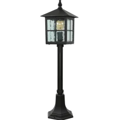 Außenleuchte BAARLE 76cm Schwarz IP43 Aluminium