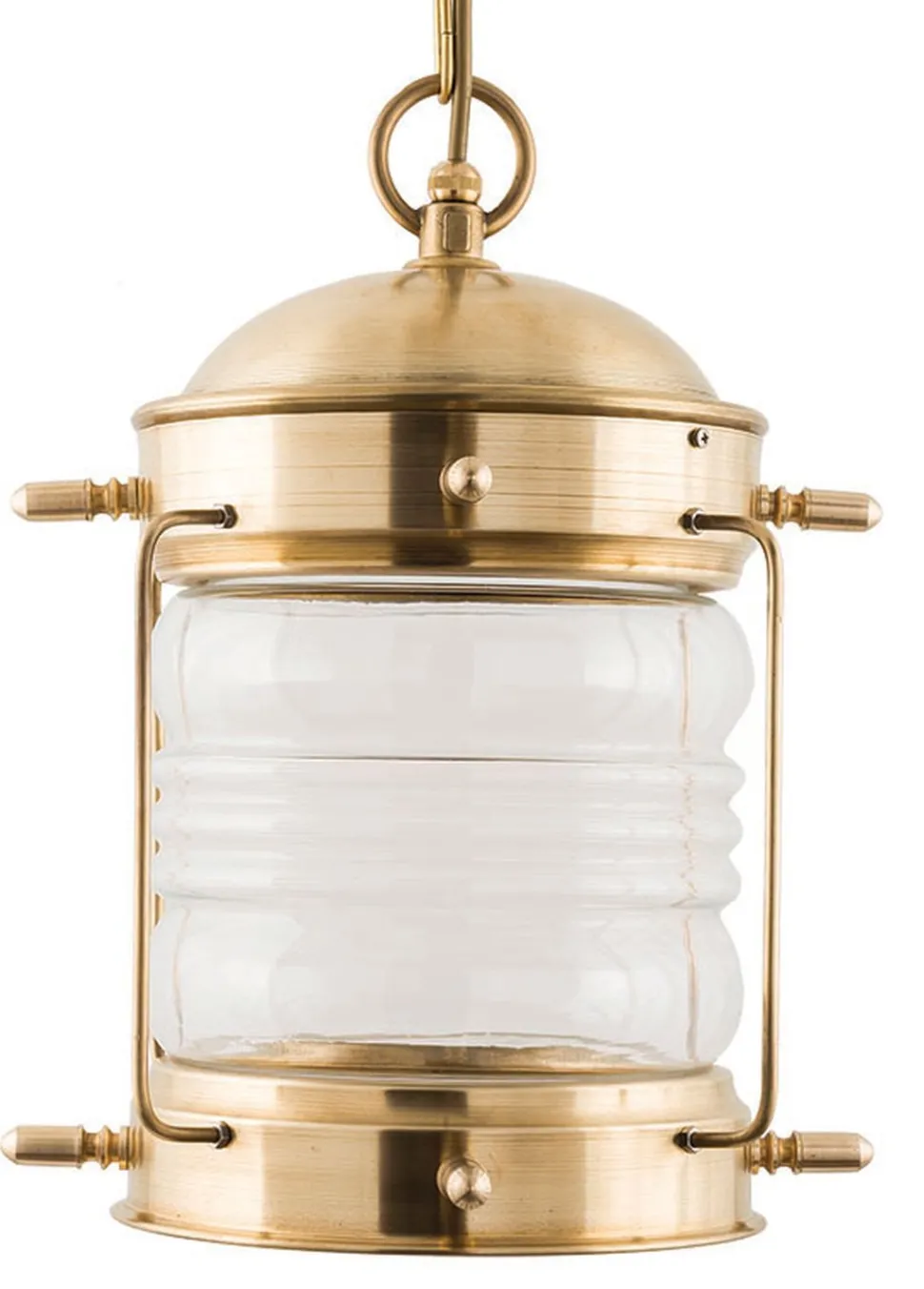 Außenleuchte Balkon Garten Messing Glas THALASSA