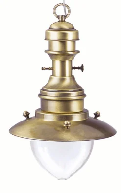 Außenleuchte Balkon Messing Glas wetterfest IP43