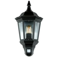 Außenleuchte Bewegungssensor Schwarz Schmiedeeisen