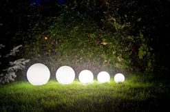 Außenleuchte Ø50cm IP44 dekorativ E27 Erdspieß