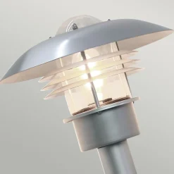 Außenleuchte Edelstahl 100 cm Silber Skandinavisch IP44