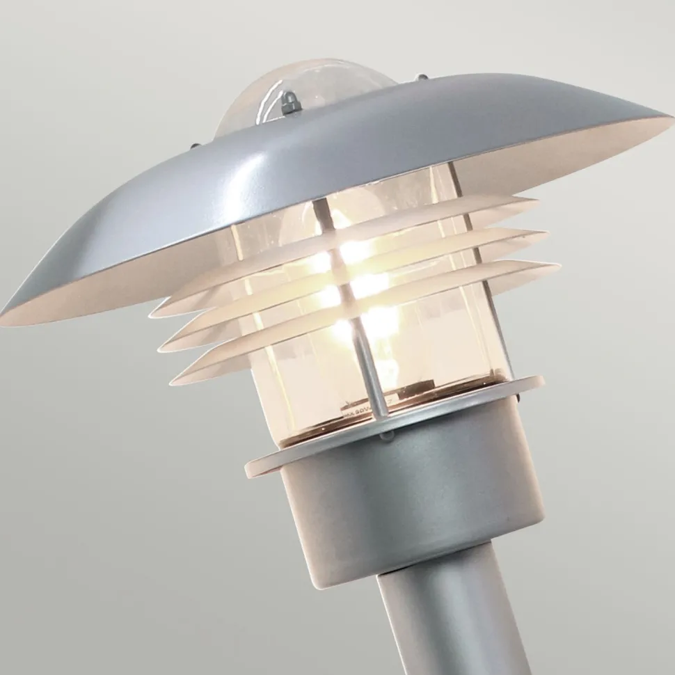 Außenleuchte Edelstahl 100 cm Silber Skandinavisch IP44