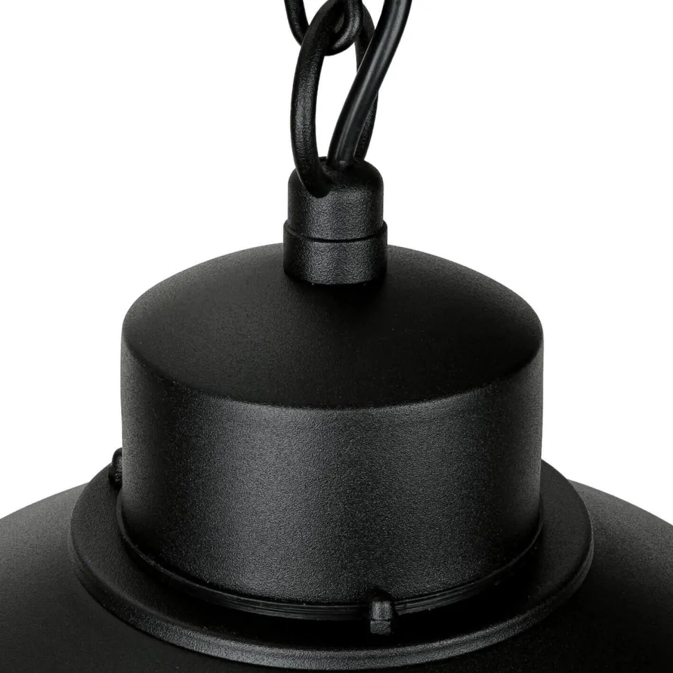 Außenleuchte IP44 E27 Schwarz Glas Edelstahl Maritim