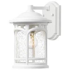 Außenleuchte IP44 Weiß E27 Vintage Design MATT