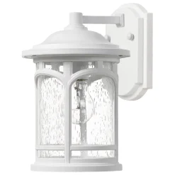 Außenleuchte IP44 Weiß E27 Vintage Design MATT