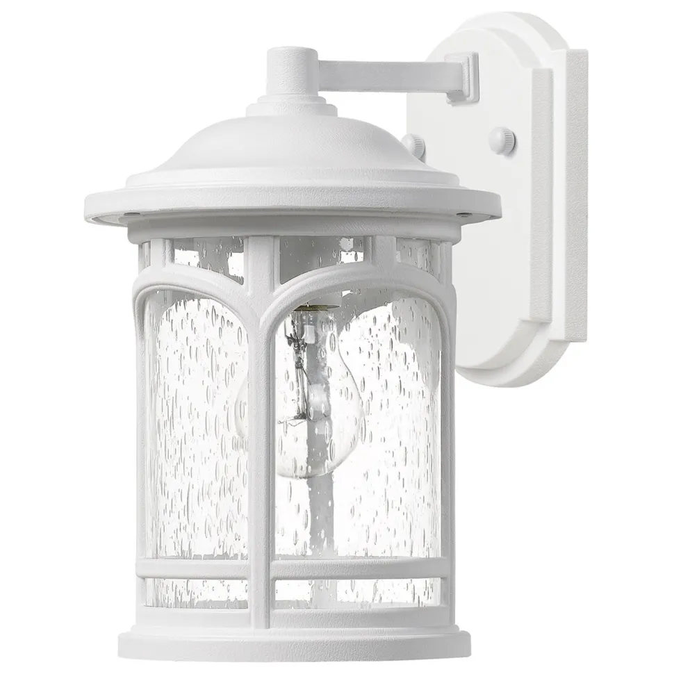 Außenleuchte IP44 Weiß E27 Vintage Design MATT
