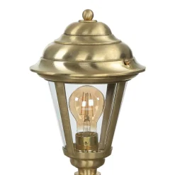 Außenleuchte Messing 100 cm IP43 E27 Rustikal Garten
