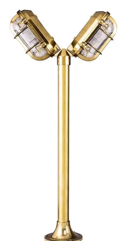 Außenleuchte Messing 60cm hoch Maritim Weg Garten