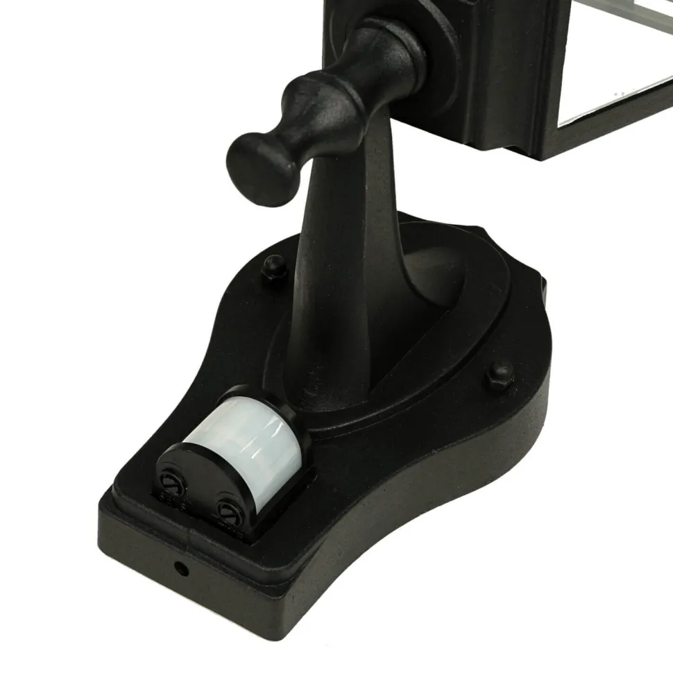 Außenleuchte mit Bewegungsmelder IP44 schwarz TIROL