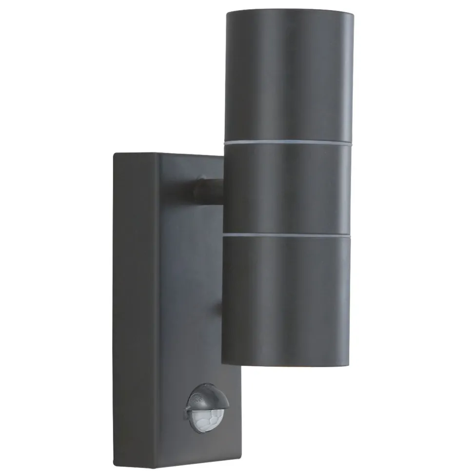 Außenleuchte mit Bewegungsmelder Up Down IP44 GU10 Wand