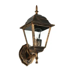 Außenleuchte Rustikal IP44 Schwarz Kupfer TIROL