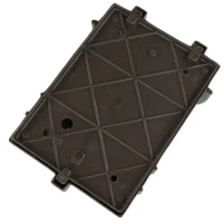 Außenleuchte Schwarz antik IP64 Messing Glas H: 22 cm