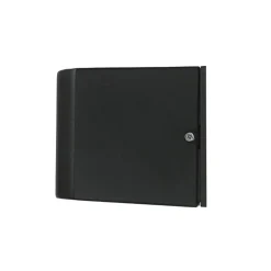 Außenleuchte Schwarz IP44 Up Down Aluminium Glas klein