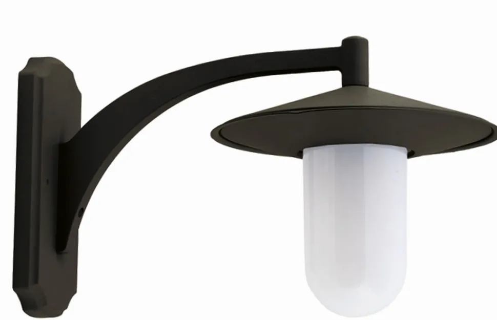 Außenleuchte Schwarz Rustikal Aluminium IP44