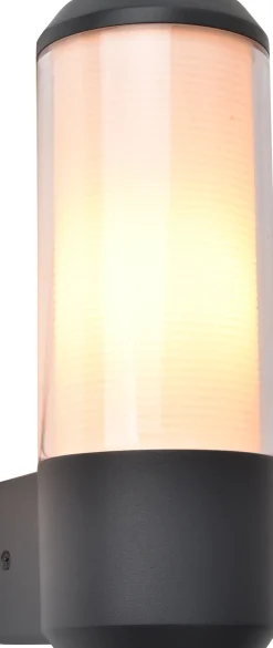 Außenleuchte Wand Aluminium E27 IP44 26,2 cm blendarm