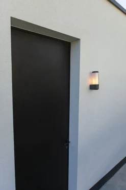 Außenleuchte Wand Aluminium E27 IP44 26,2 cm blendarm