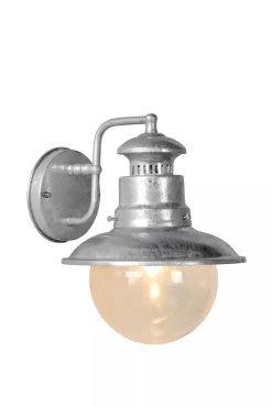 Außenleuchte Wand Aluminium in Zink IP44 E27 Haus