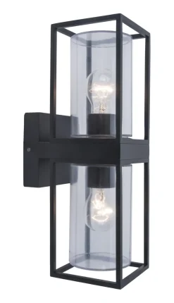 Außenleuchte Wand Anthrazit IP44 eckig Modern ELLAYINA