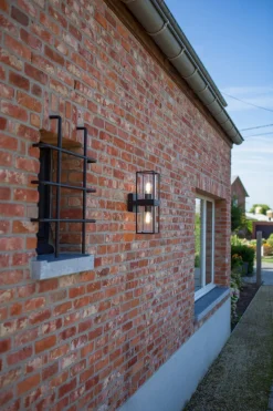 Außenleuchte Wand Anthrazit IP44 eckig Modern ELLAYINA